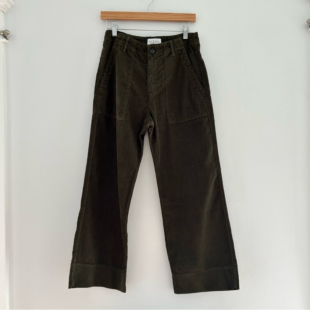 LIKE NEW VELVET BRAND VERA CORDUROY WIDE LEG PANT